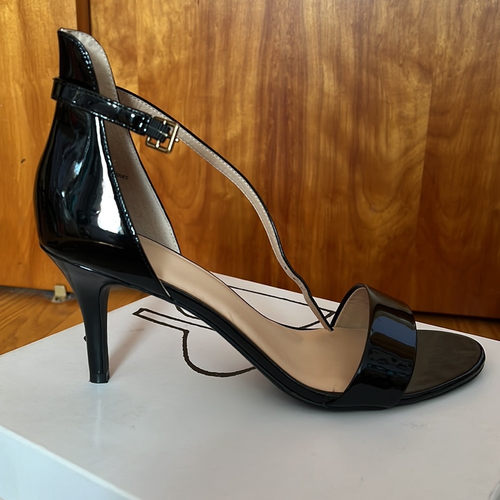 Black Ankle Strap Heels size 11